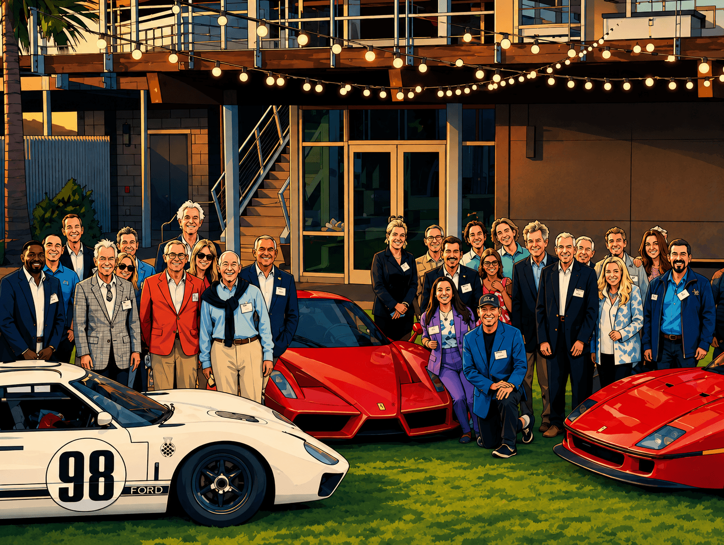 Endurance racing community at an event