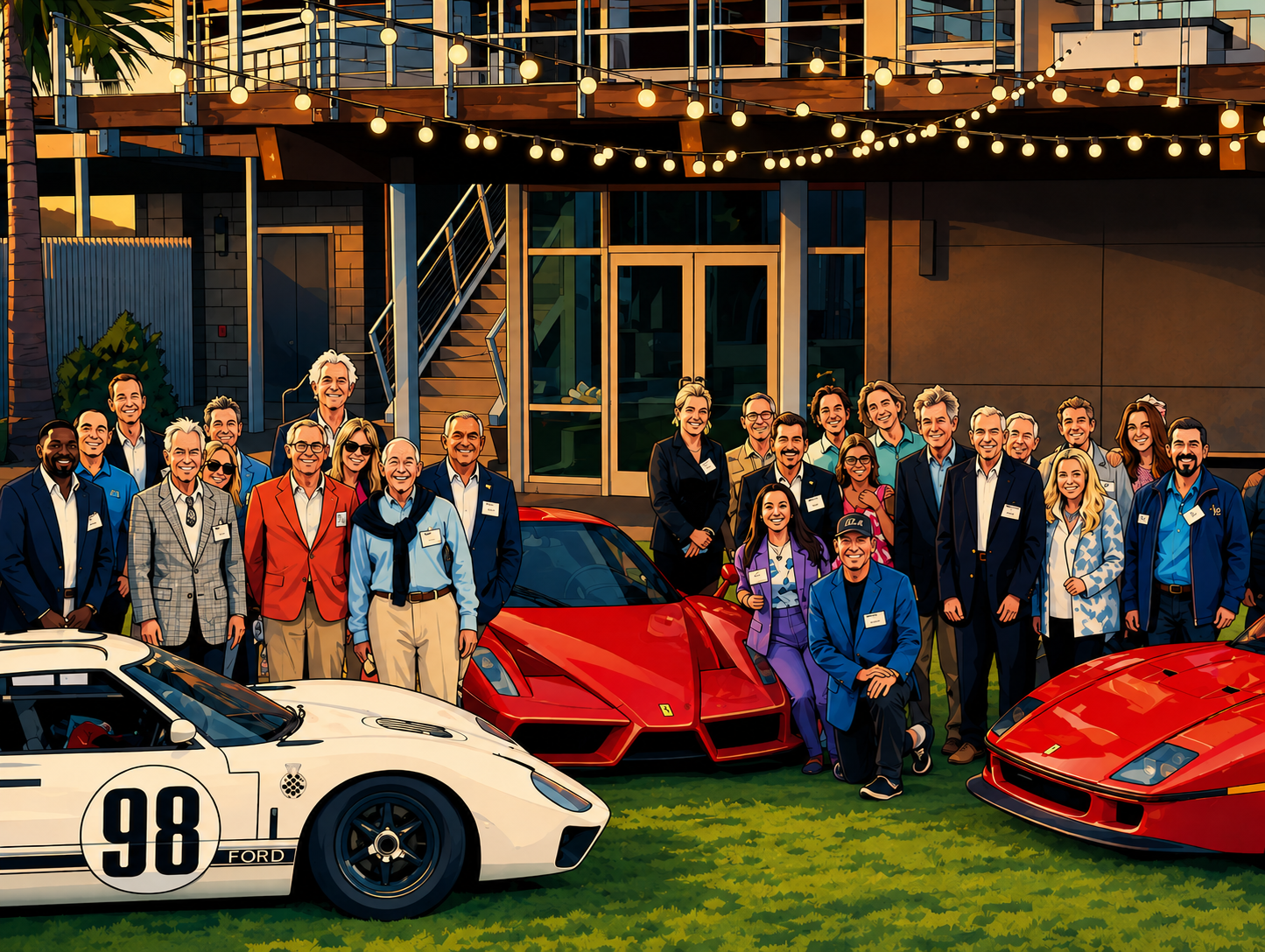 Endurance racing community moment